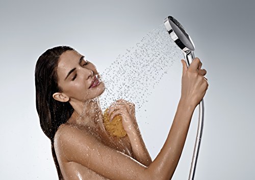 Hansgrohe 26531000 Raindance Select S 120 ducha de mano, 3 tipos de chorro, ahorro de agua, cromo