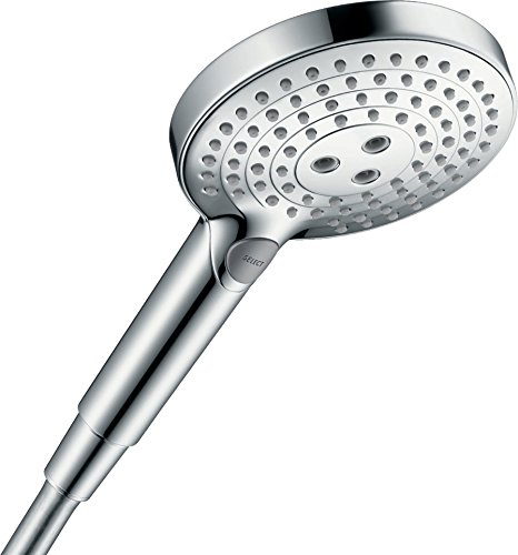 Hansgrohe 26531000 Raindance Select S 120 ducha de mano, 3 tipos de chorro, ahorro de agua, cromo