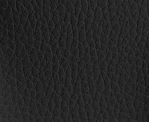 HAPPERS 1 Metro de Polipiel para tapizar, Manualidades, Cojines o forrar Objetos. Venta de Polipiel por Metros. Diseño Luna Color Negro Ancho 140cm