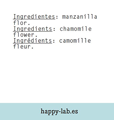 Happy-Lab Camomile Té Infusión - 14 pirámides