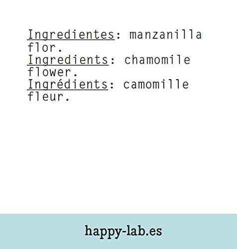 Happy-Lab Camomile Té Infusión - 14 pirámides