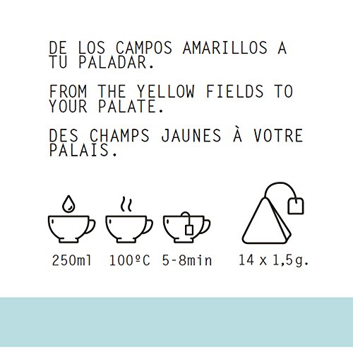 Happy-Lab Camomile Té Infusión - 14 pirámides