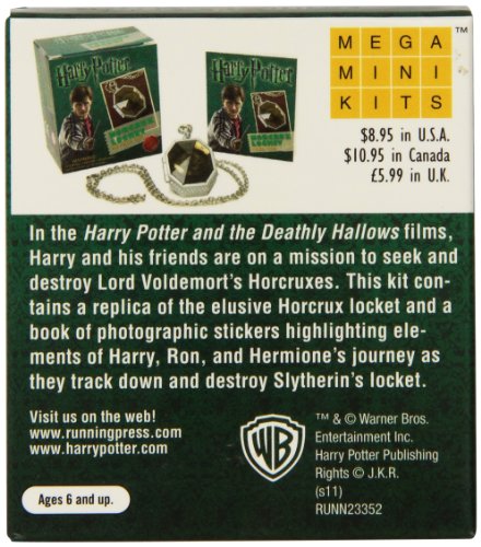 Harry Potter Locket Horcrux Kit And Sticker Book (Running Press Mini Kit)