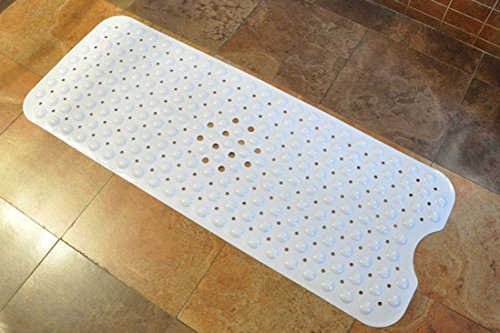 HausFine Alfombra Antideslizante de Baño, Alfombra para Bañera Antideslizante Alfombrilla de Baño con 200 Potentes Ventosas para Cuarto de Baño 100 x 40 CM