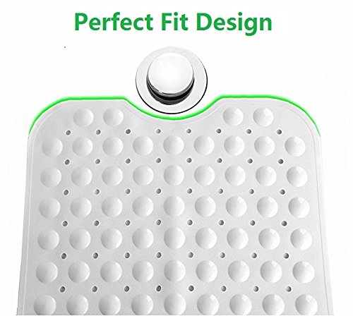 HausFine Alfombra Antideslizante de Baño, Alfombra para Bañera Antideslizante Alfombrilla de Baño con 200 Potentes Ventosas para Cuarto de Baño 100 x 40 CM