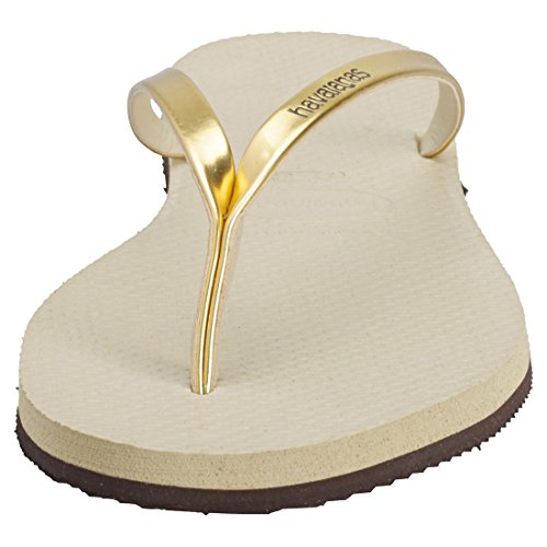 Havaianas You Metallic, Sandalias para Mujer, Dorado (Sand Grey/Light Golden), 35/36 EU