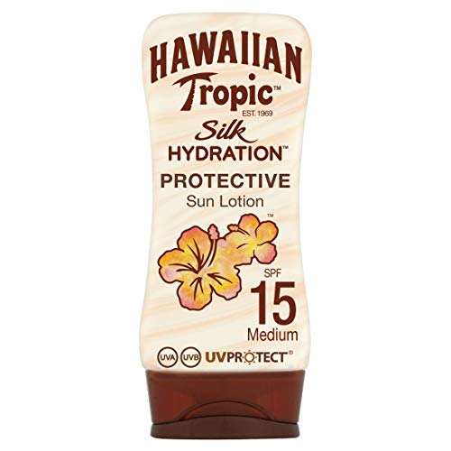 Hawaiian Tropic Silk Hydration Protective Sun Loción SPF 15-1 unidad