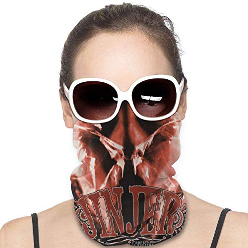 HBFD multifuncional Swallow Tattoo Beige, Orange, Red, Green Rock'N'Roll Old School Swallow PrintVariety Head Scarf,Warmer Face Mask,Windproof Sports Mask.Balaclava