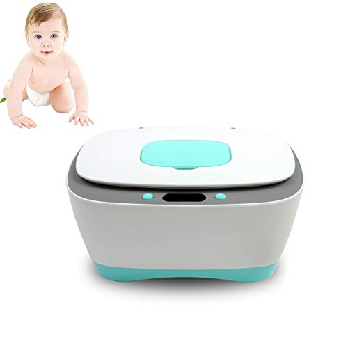 HBIAO Calentador De Toallitas, Dispensador eléctrico de Tejidos húmedos para bebés Calefacción Caja de Almacenamiento Calentador Termostato Control de Temperatura Calentador de limpiaparabrisas