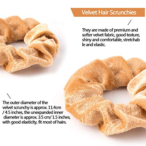 HBselect 50 Gomas Pelo Colores Distintos Coleteros De Terciopelo Suave Coleteros Pelo Mujer Chica Coleteros De Colores Para El Pelo Cola De Caballo