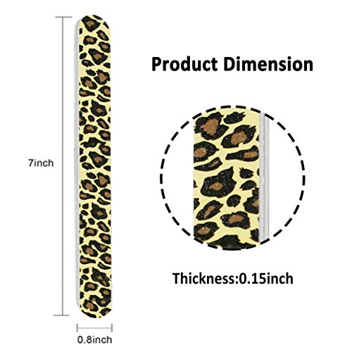 Hbsite Nail Files 10 PCS Manicura profesional Lima de uñas de doble cara Lavable Emery Board Herramienta de pedicura colorida 180