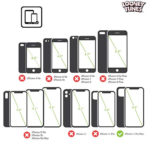 Head Case Designs Oficial Looney Tunes Lola Bunny Cara Completa Carcasa de Gel de Silicona Compatible con Apple iPhone 11 Pro MAX