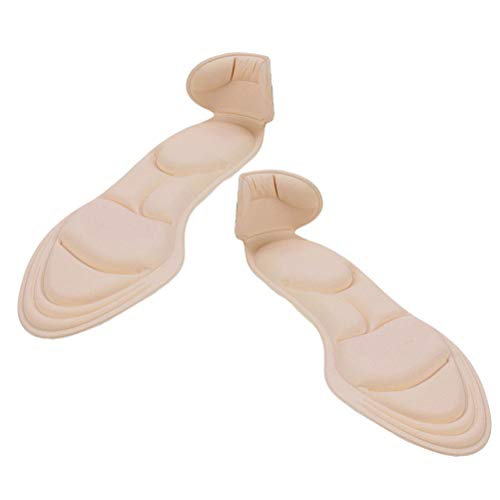 HEALIFTY - Almohadillas antideslizantes para el talón alto, con agarre de talón alto, autoadhesivas, almohadillas para el cuidado de los pies (albaricoque)