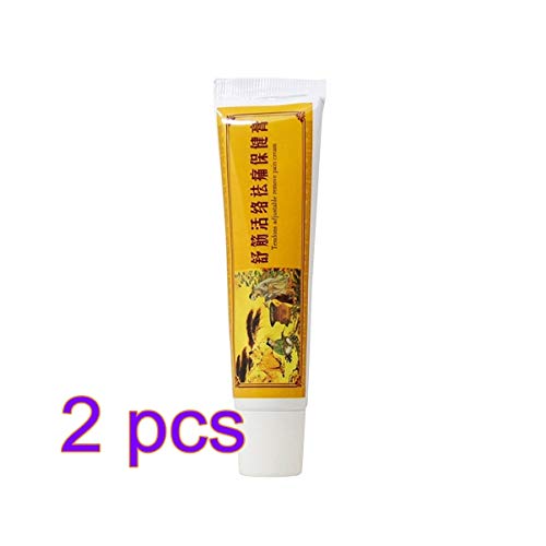 Healifty crema para aliviar el dolor ungüento de bálsamo almizclado para la artritis reumatoide alivio del dolor de espalda 2 piezas