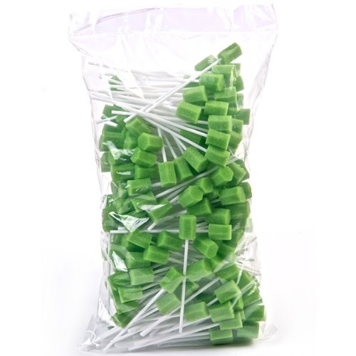 Healthlife - Torunda de limpieza para la boca, gomaespuma, 250 unidades