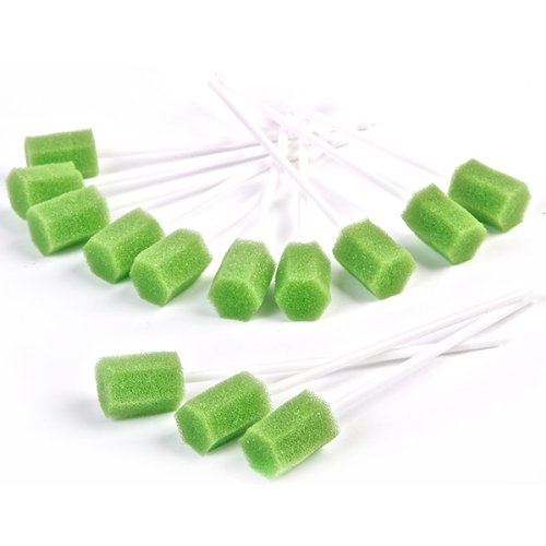 Healthlife - Torunda de limpieza para la boca, gomaespuma, 250 unidades