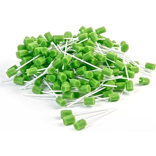 Healthlife - Torunda de limpieza para la boca, gomaespuma, 250 unidades