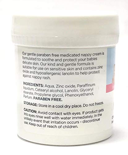 Healthpoint Medicated Nappy Cream 2-en-1 Fórmula para calmar y proteger a los bebés Piel delicada 100 g