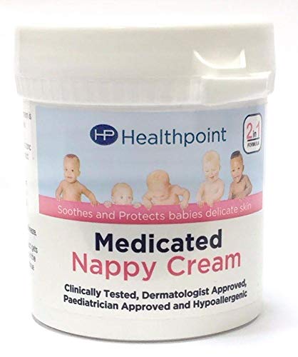 Healthpoint Medicated Nappy Cream 2-en-1 Fórmula para calmar y proteger a los bebés Piel delicada 100 g