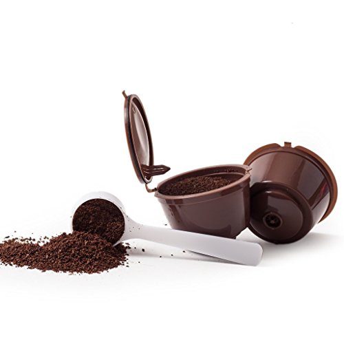 Healthy clubs 3 Capsulas Recargables Rellenables Reutilizables Para Cafeteras Dolce Gusto + 1 Cucharita De Cafe Regalo (3)