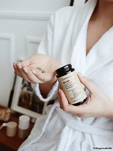Healthy Hair, Vitamina Para El Crecimiento Del Cabello por Elanveda | Suplemento Vegano y Totalmente Natural Para La Pérdida De Pelo o Adelgazamiento Del Pelo | 60 Cápsulas
