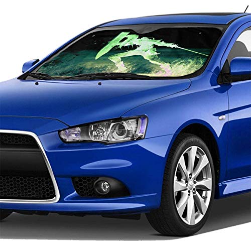 Heefan The L-Egend of Z-Elda - Parasol para parabrisas delantero de coche, plegable, 27,5 x 51 pulgadas