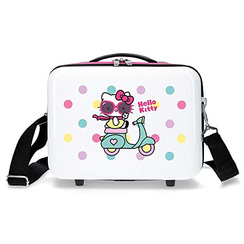 Hello Kitty Neceser ABS Adaptable Girl Gang Hello Kitty, Color Azul Marino