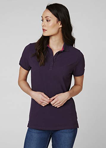 Helly Hansen Crew Pique 2 Camisa Polo, Mujer, Nightshade, M