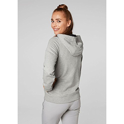 Helly Hansen W HH Logo Hoodie, Mujer, Grey Melange, M