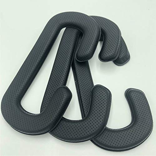 HEMOBLLO 2 UNIDS VR Cara Cubierta Espuma Reemplazo Cojín Facial PU Cuero VR Cara Cojín Funda Paquete Esponja VR Cara Cojín Funda para HTC Vive 3D Experiencia Virtual