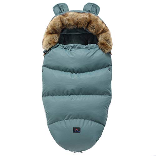 Henan Saco de dormir para cochecito de bebé, saco de dormir cálido para invierno 100x47 cm/39.37x18.5 in LP