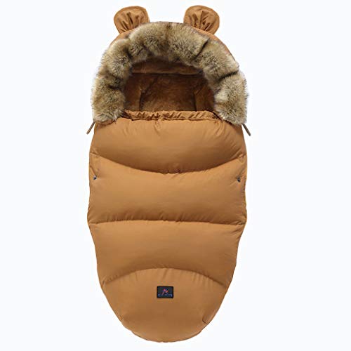 Henan Saco de dormir para cochecito de bebé, saco de dormir cálido para invierno 100x47 cm/39.37x18.5 in LP