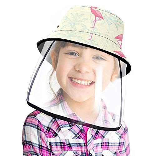 Henghenghaha - Sombrero de cocotero con diseño de flamenco, color amarillo