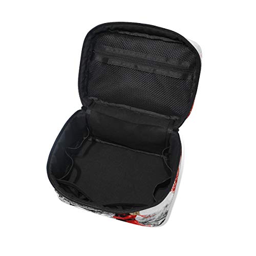 Hengpai Romántica Torre Eiffel Bolsa de Cosméticos Viajes Maquillaje Tren Estuches Organizador de Almacenamiento para Mujeres