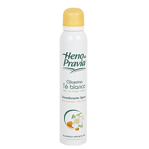 HENO DE PRAVIA desodorante glicerina té blanco piel sensible spray 200 ml