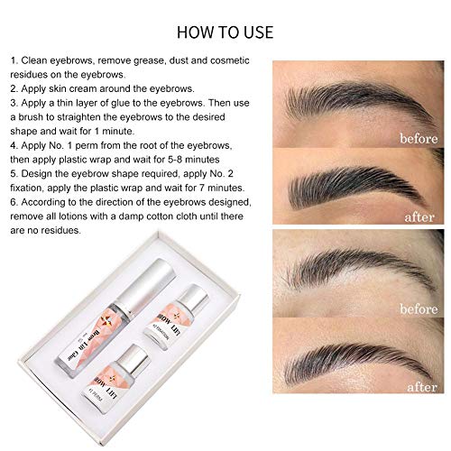 Heolstranger Cejas Ley, Keratina, levantamiento de pestañas, juego de estilo, planchado de cejas Stay Eye Primer