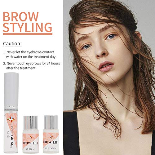 Heoolstranger Set De Cejas, Keratin Eyelash Lifting Eyebrow Styling Esencia De Cejas, Planchado De Cejas Stay Eye Primer