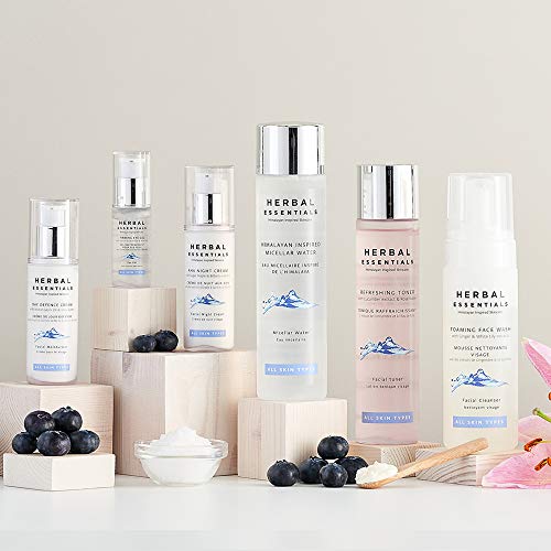 Herbal Essentials Foaming Face Wash With Ginger & White Lily Extracts, Washing Away The Days Impurities, Soap Free Formulation, Cleanses Skin Leaving It Clean & Refreshed, Premium Skincare 150ml