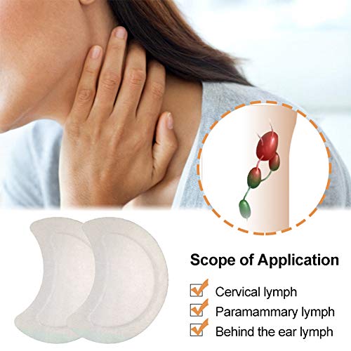 Herbal Lymph Care Patch, Cuello Parche De Desintoxicación Linfático, Hierbas para el cuidado linfático, Ayuda a Quitar Las Axilas Limpiar La Grasa Pérdida De Peso.