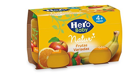 Hero Baby - Natur Frutas Variadas 4 Meses. Sin gluten