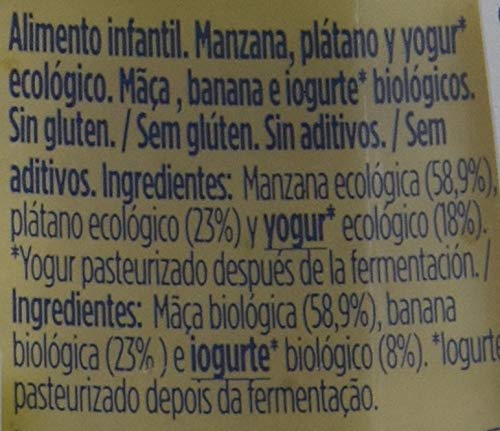 Hero Solo Tarrito Fruta Manzana Plátano Yogur ECO - 120 gr