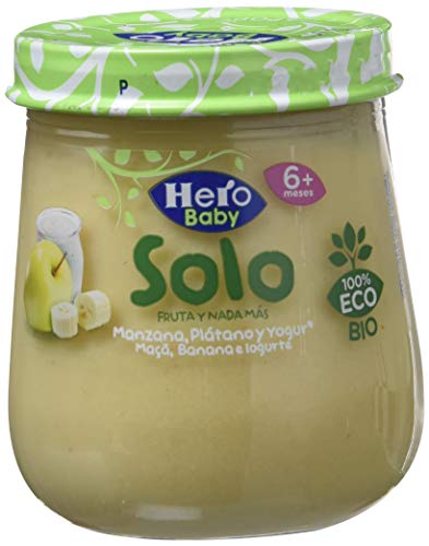Hero Solo Tarrito Fruta Manzana Plátano Yogur ECO - 120 gr