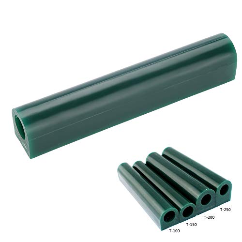 Herramienta de anillo de joyería, tubo de cera verde tallado, tubo de anillo de cera para hacer anillos, molde, tubo de cera redondo con agujero centrado, cera, duro y tubo de cera tallada en blanco