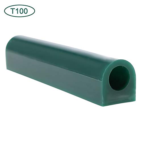Herramienta de anillo de joyería, tubo de cera verde tallado, tubo de anillo de cera para hacer anillos, molde, tubo de cera redondo con agujero centrado, cera, duro y tubo de cera tallada en blanco
