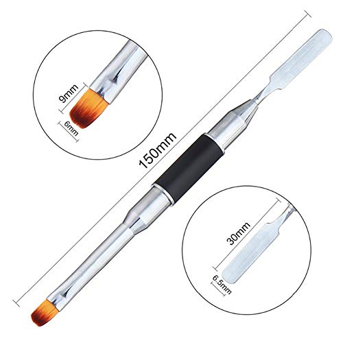 Herramientas De Composición Dual 1pc Polygel Cepillo Para Uñas De Acrílico De La Pintura Del Disco Primavera-molde Para La Herramienta Del Arte Ultravioleta Del Gel De Acrílico Del Clavo Extensión De