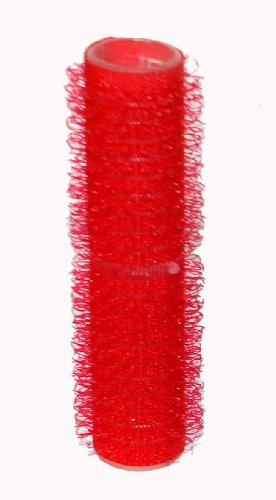 Herramientas para el cabello se adhieren a rodillos para el pelo, color rojo pequeño, 13 mm x 12