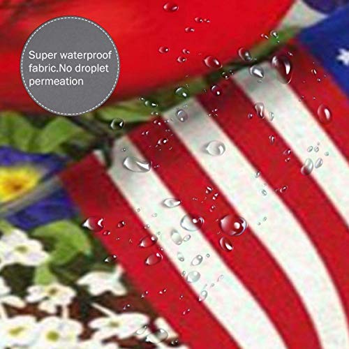 HHJJI Niños Niños Orgullo americano Cardenales rojos Gloria de la mañana púrpura Maravilloso delantal de corte de pelo Peluquero Vestido de corte de pelo Impermeable para corte de pelo Peinado Smock C