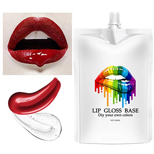 Hidratante Clear Lip Gloss Base Oil Antiadherente DIY Lip Stick Materia prima Gel para Lip Gloss Lipgloss Base Lipsticks líquidos hechos a mano Lip Glaze Tools-100ml