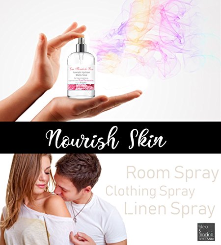 Hidrolato de Rosa Bio 500 ml ● Agua Floral Organica de Rosa de Bulgaria ● Tónico y Limpiador Facial 100% Natural ● Hidratante Piel Sensible ● Calmante Piel Iritada ● Antiedad Piel Madura ● Refrescante para todo el Cuerpo, el Aire o Perfume suave para el p