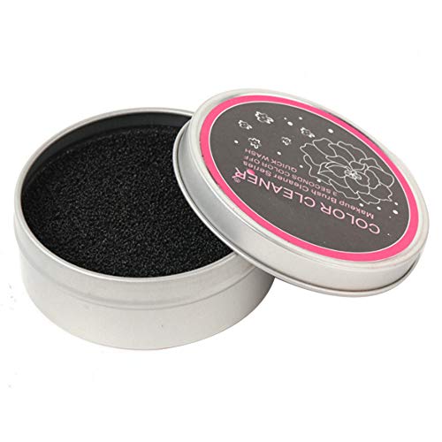 Hilai 1PC Profesional Esponja Limpiadora para Brochas Cepillos Pinceles de Maquillaje Cosmético Quitan residuos de polvos cosméticos